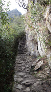 Aufstieg zum Berg Machu Picchu