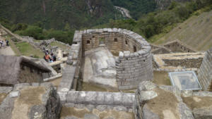 Blick auf den "Tempel"