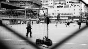 Playing Football 