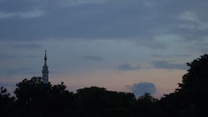 Moschee in der Dämmerung