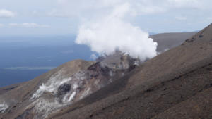 ... mit Dampfwolke